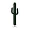 7ft. Pre-Lit Green Cactus Artificial Christmas Tree, Clear Micro LED Lights